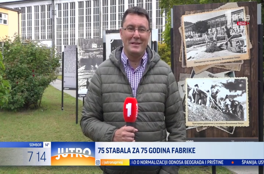 Užički akcijaši sade 75 stabala za 75 godina rada fabrike